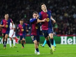 Barcelona Kunci Kemenangan dengan Gol Lewandowski di Laga Dramatis Lawan Atletico Madrid
