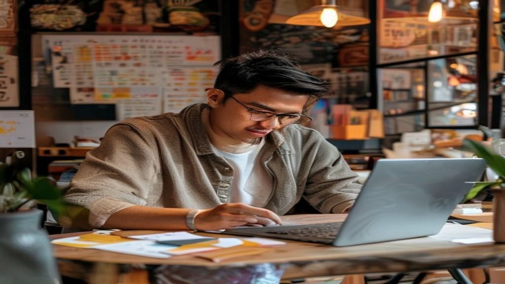 Ilustrasi strategi bisnis yang sukses dan inovatif